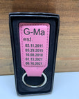 Leather Back Pack/Key Tag