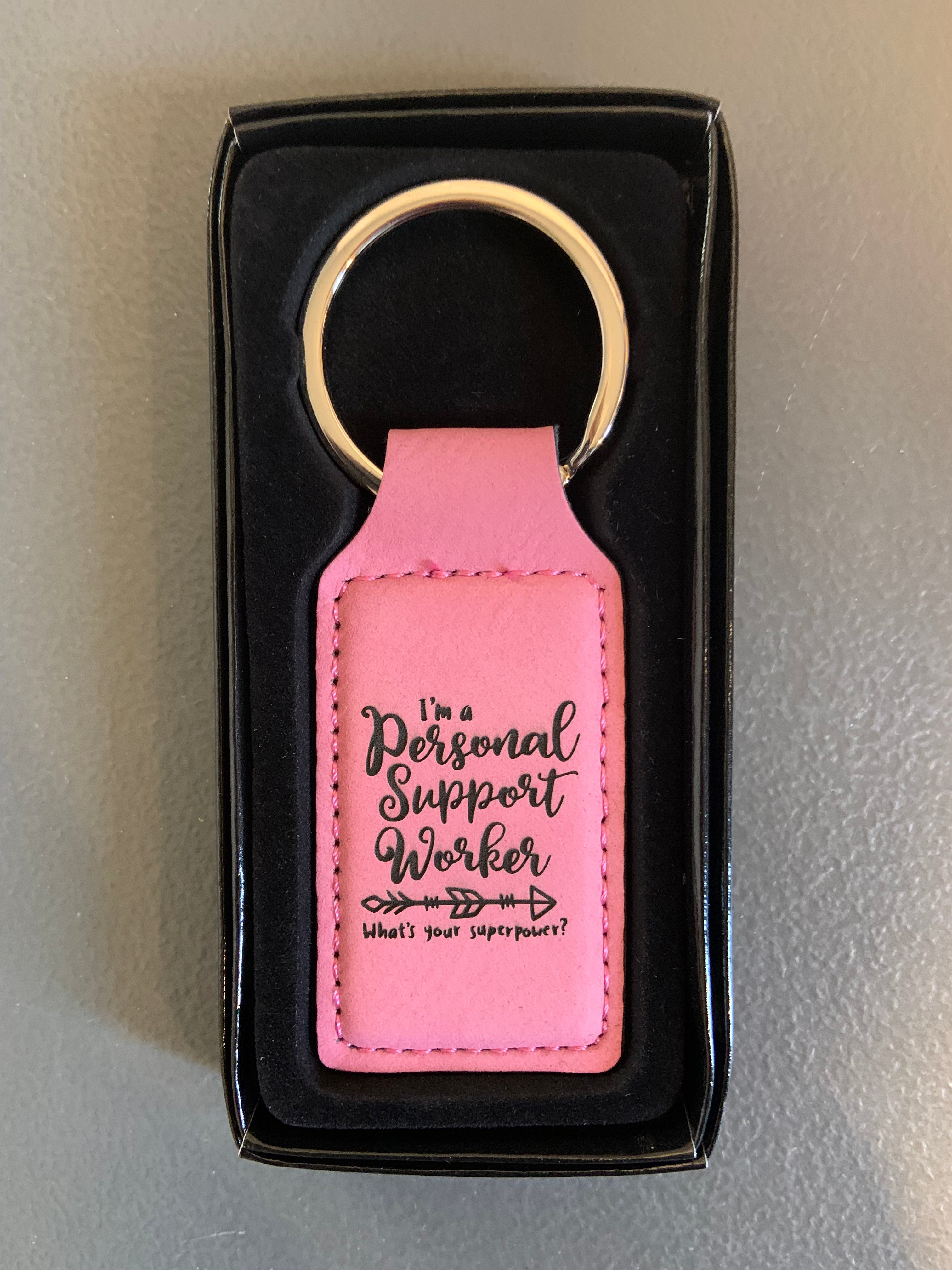 Leather Back Pack/Key Tag