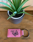 Leather Back Pack/Key Tag