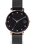 Small Stainless Steel Stones Watch