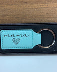 Leather Back Pack/Key Tag