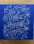 Customizable Leather 10X10 Signs