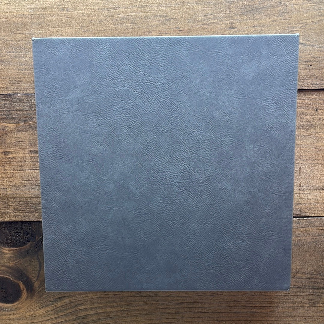 Customizable Leather 10X10 Signs