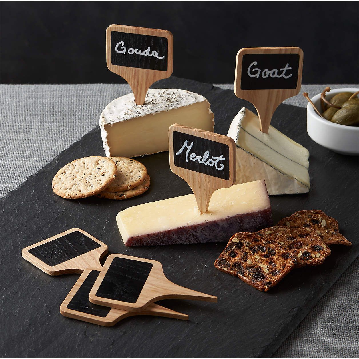 Slate Cheese Board Set