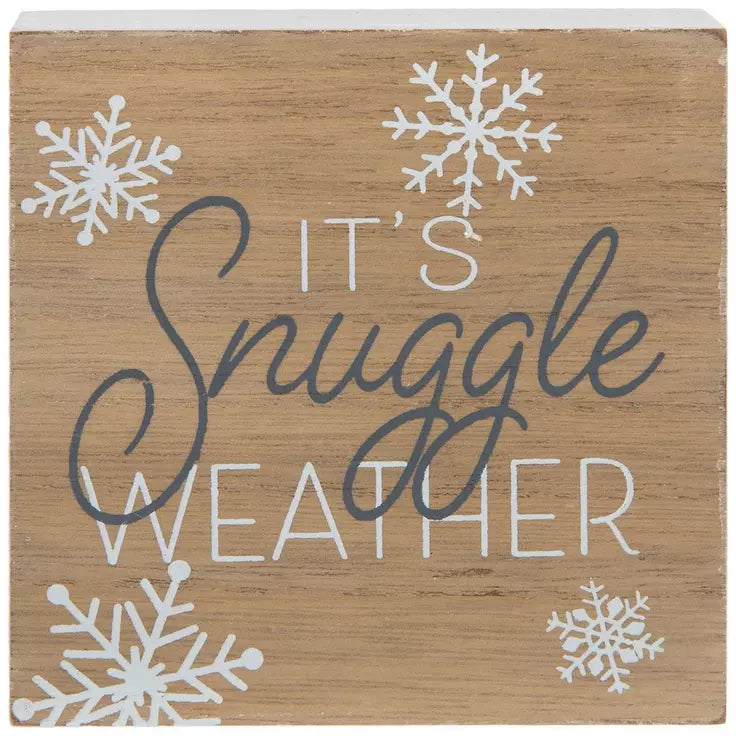 Winter Mini Block Signs