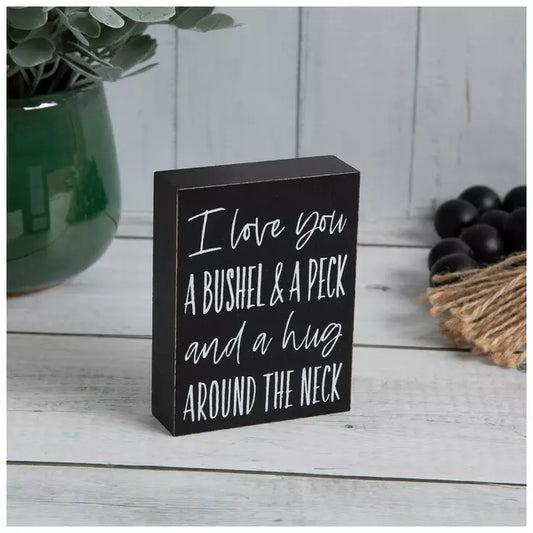 A Bushel & A Peck Wood Decor