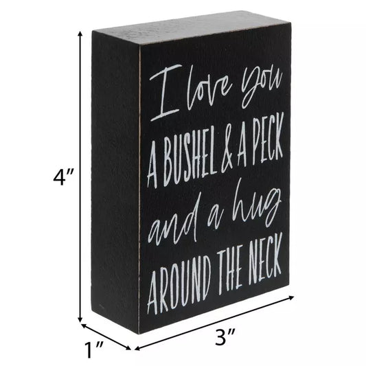 A Bushel & A Peck Wood Decor