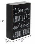 A Bushel & A Peck Wood Decor