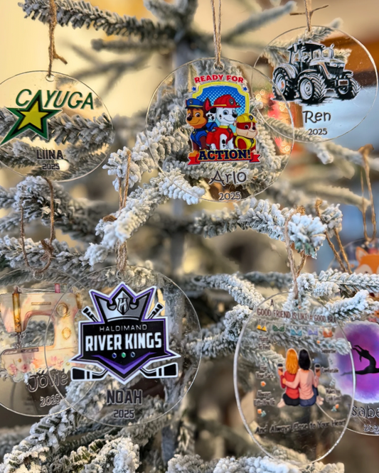 Custom Christmas Ornaments