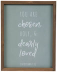 Your Are Chosen Wood Wall Decor