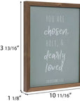 Your Are Chosen Wood Wall Decor