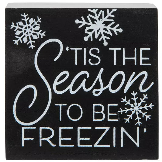 Winter Mini Block Signs