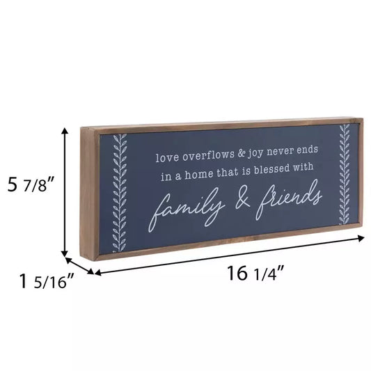 Family & Friends Wood Wall Decor
