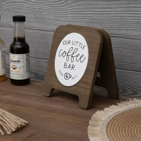 Coffee Bar Folding Sign