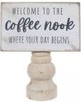 Coffee Nook Wood Decor