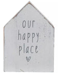 Our Happy Place Wood Decor