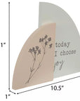 Today I Choose Joy Arch Wood Decor