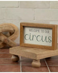 Welcome To Our Circus Wood Decor