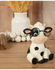 Spotted Cow With Glasses