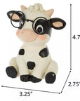 Spotted Cow With Glasses