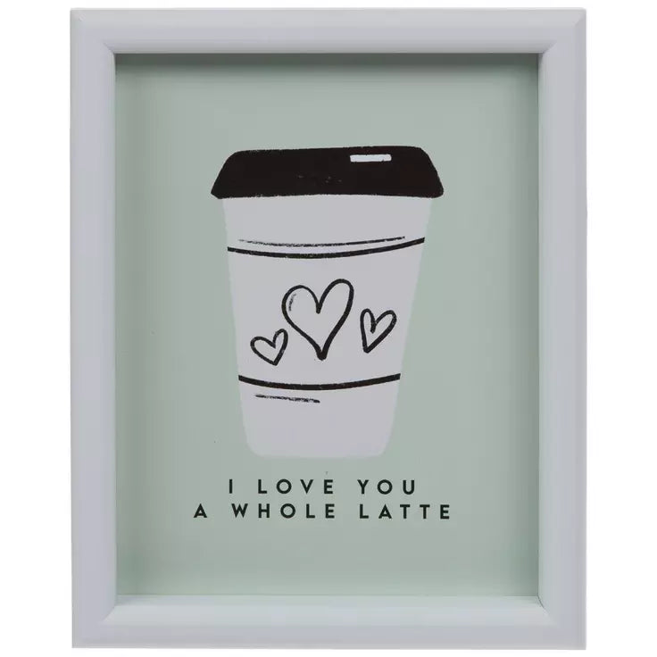 A Whole Latte Wood Wall Decor