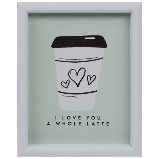 A Whole Latte Wood Wall Decor