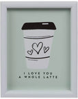 A Whole Latte Wood Wall Decor