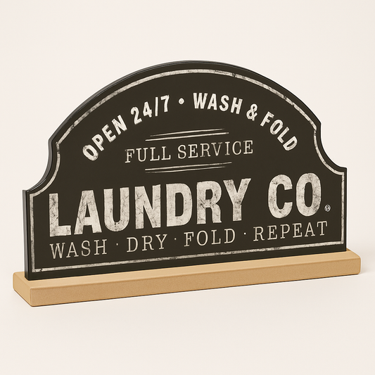 Vintage Laundry Co. Decorative Sign