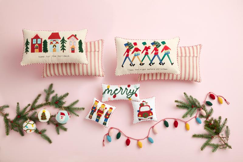 Christmas Village Pillow