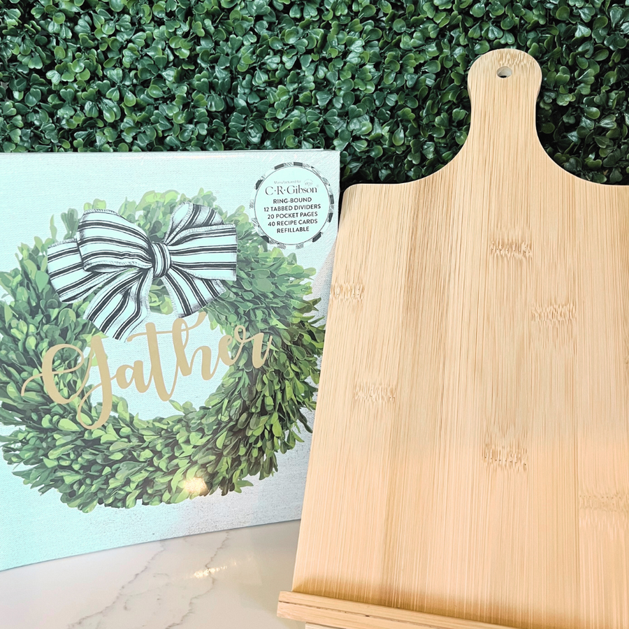 Bamboo standing Chefs Easel