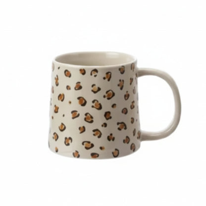 Stoneware Mug With Animal Print Decal