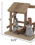 Rustic Nativity Scene