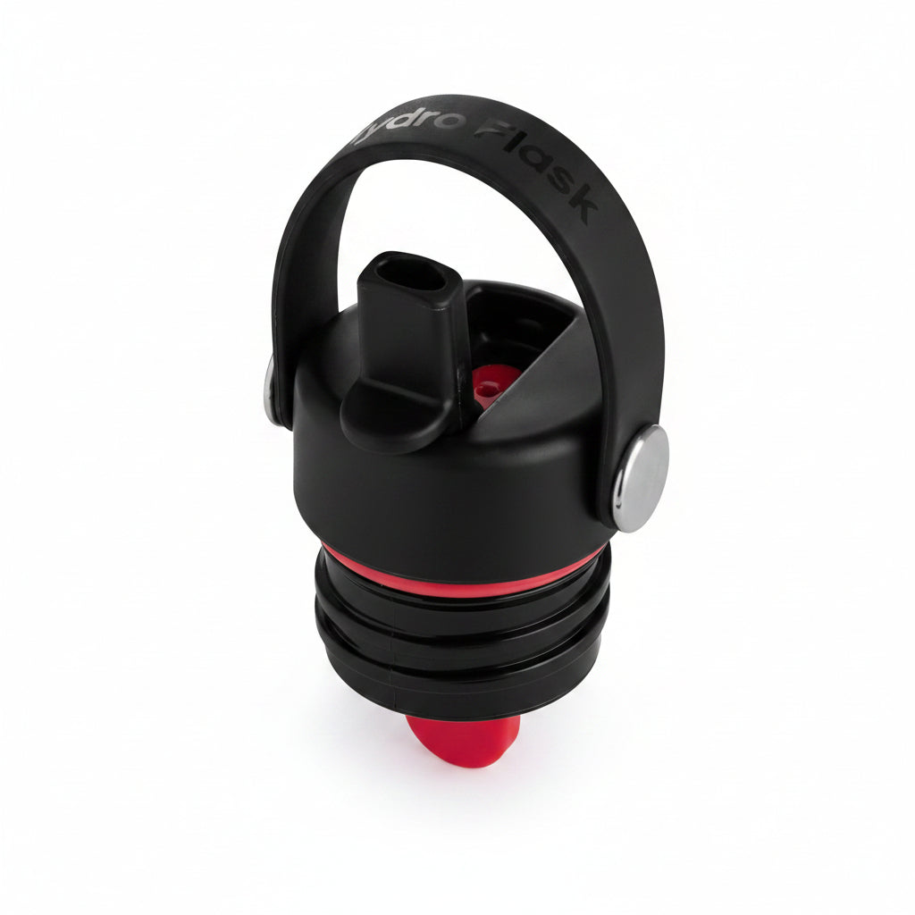 Hydro Flask Standard Mouth Flex Straw Cap- Black