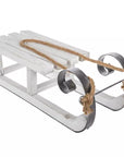 Whitewash Wood Sled