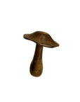 Hand-Carved Wooden Mushroom Décor