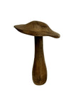 Hand-Carved Wooden Mushroom Décor