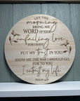 Psalm 143:8 Wall Decor