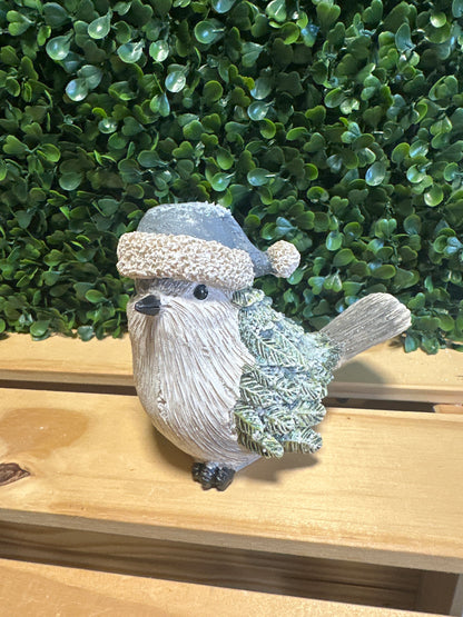 Winter Chickadee Figurines