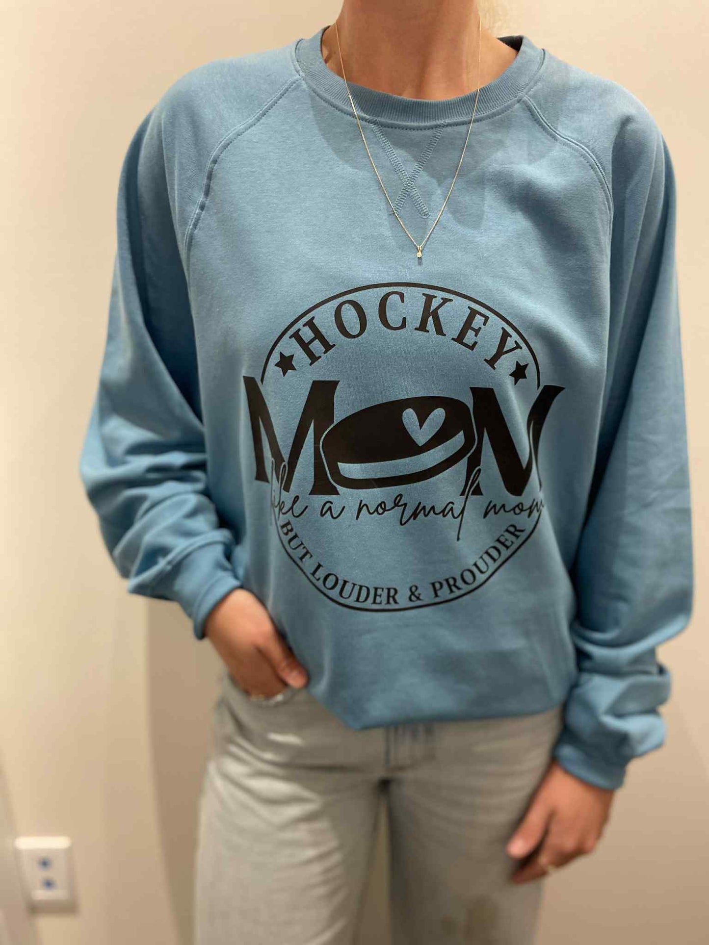 Hockey Mom French Terry Crewneck – Koi Element