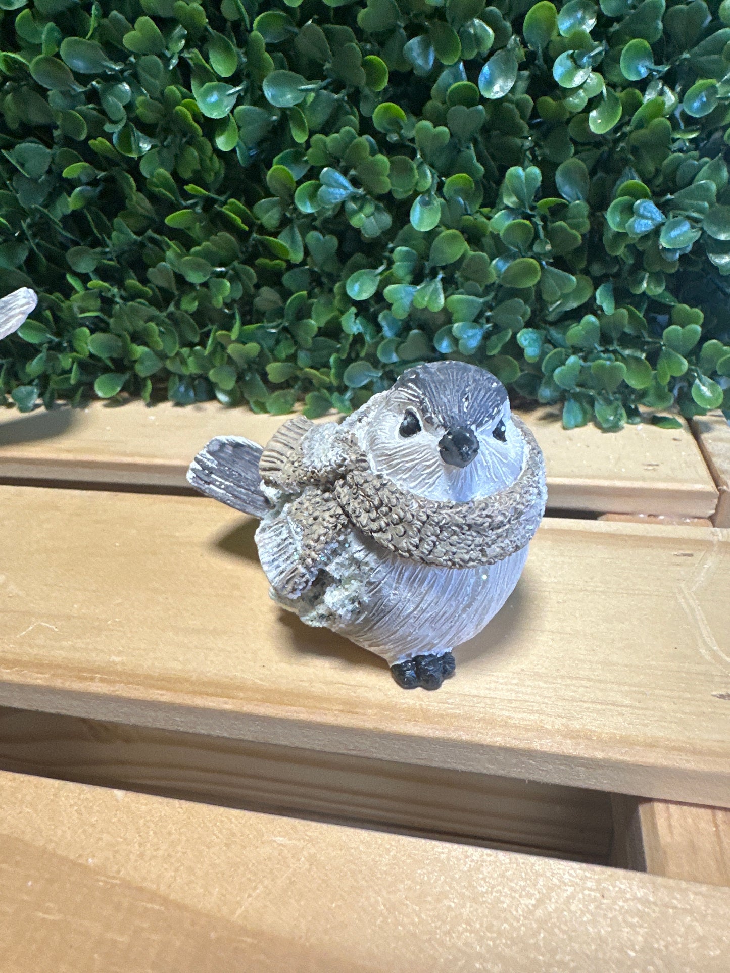 Winter Chickadee Figurines