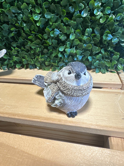 Winter Chickadee Figurines