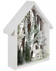 House Framed Forest Forest Wood Decor