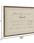 Family Recipe Wood Wall Decor