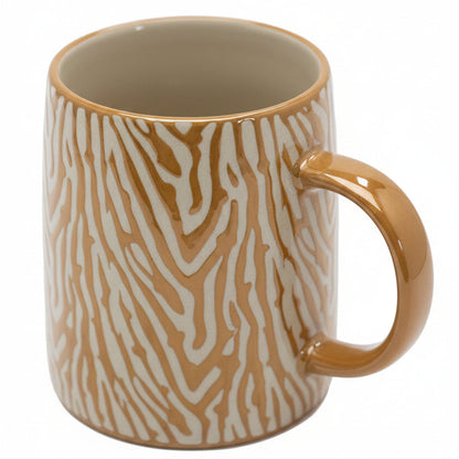 Stoneware Mug With Animal Print Decal