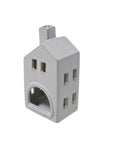 Festive White Ceramic Tealight House