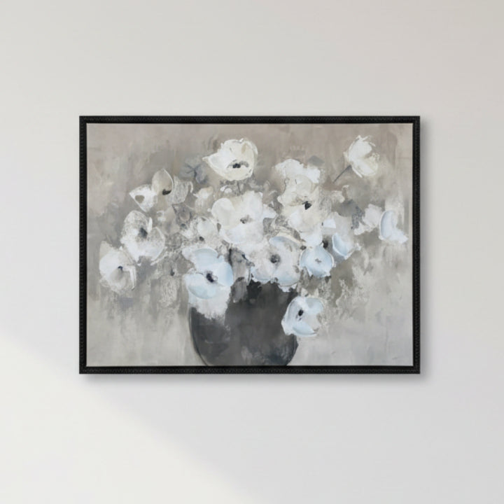 Floral Beaded Framed Wall Art