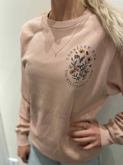 🌸 Consider How the Wildflowers Grow Crewneck — KOI Element