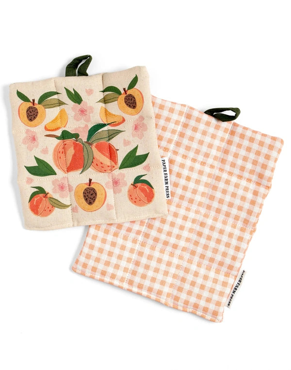 Paper Farm Press Pot Holder Set
