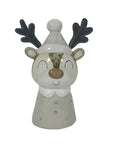 Ceramic Christmas Reindeer Figurine
