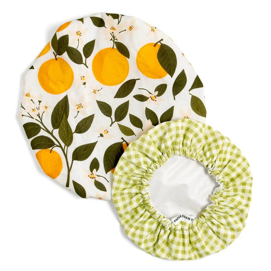 Paper Farm Press Orange Orchard Bowl Cover Set